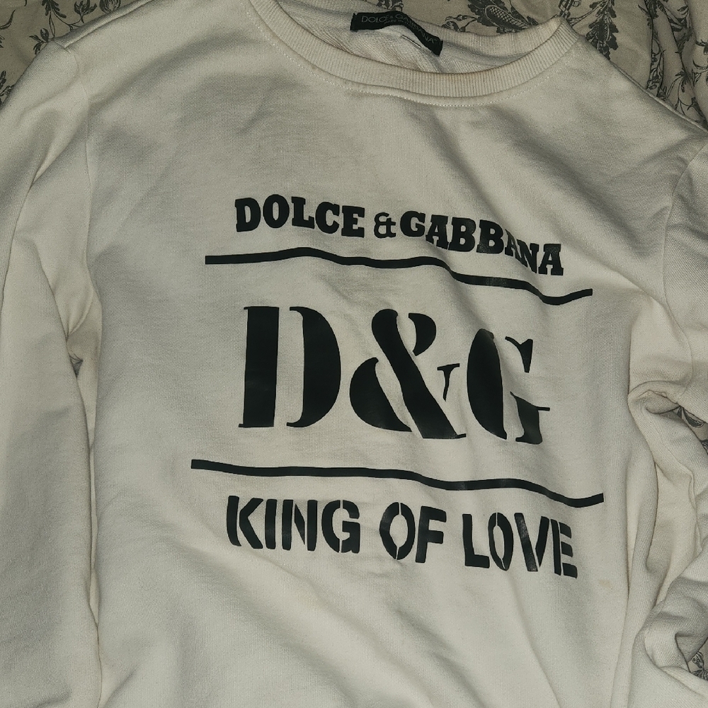 Dolce & Gabbana White Sweatshirt